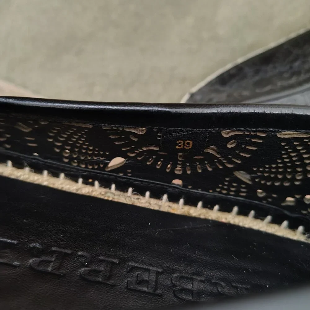 Burberry Leather Espadrille Shoes